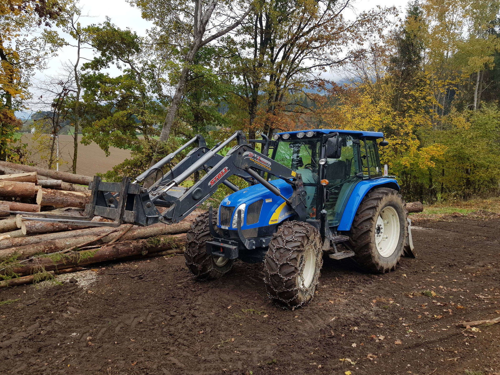 Traktor von Holzschlägerung David Auer